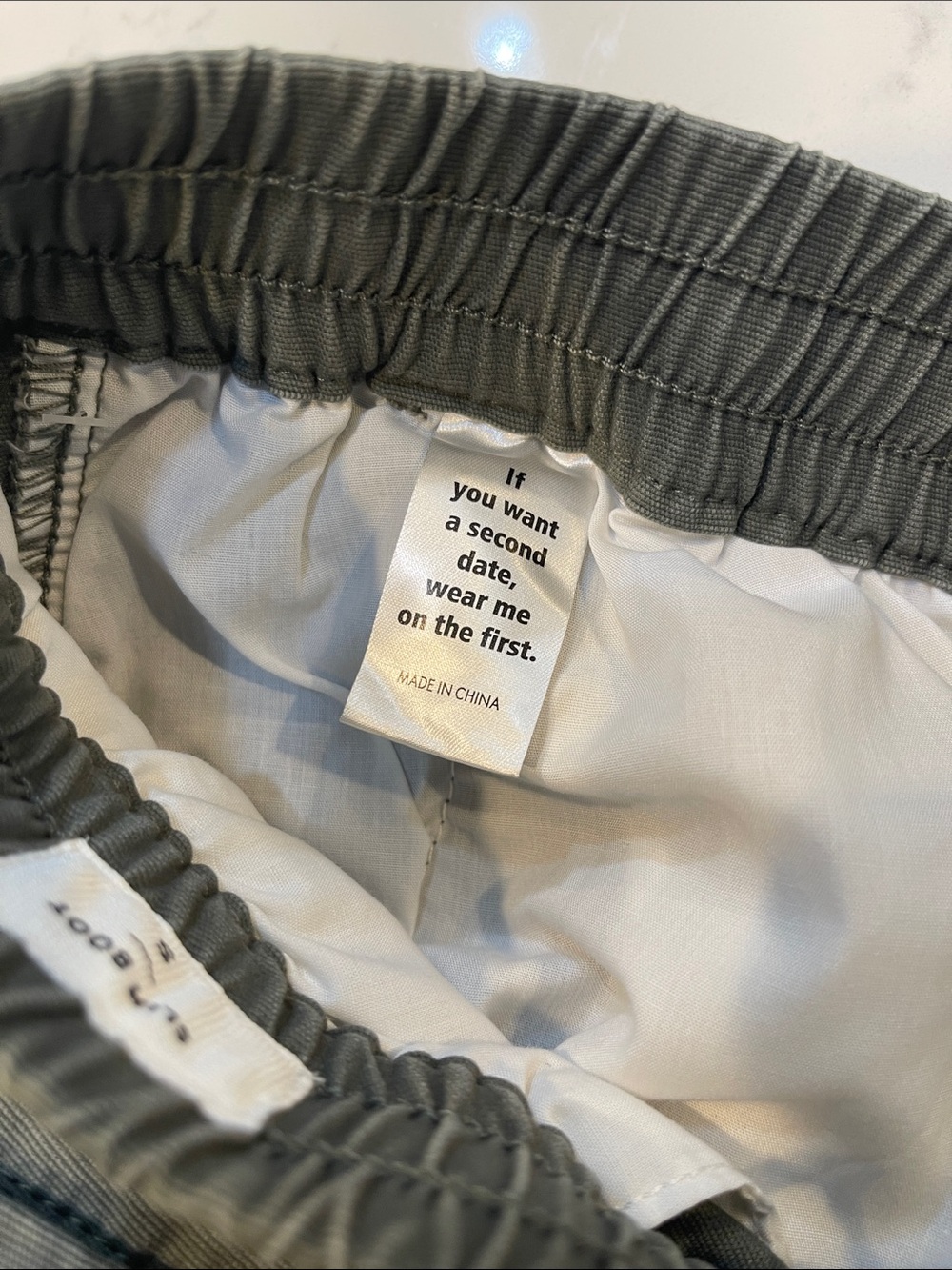 NWT PacSun Olive Green Cargo Slim Boot with Drawstring Size Small - Picture 4 of 8